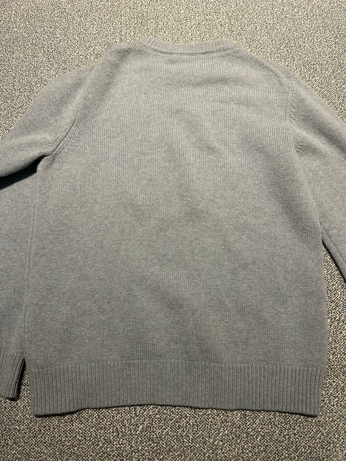 메종 키츠네 빅 폭스 헤드 풀오버 니트 그레이 s 상품이미지5