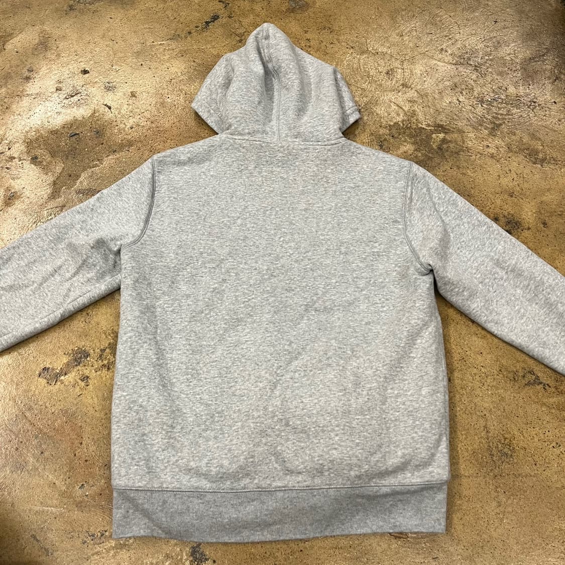 갭 양털 체크 로고 후드집업 상품이미지4