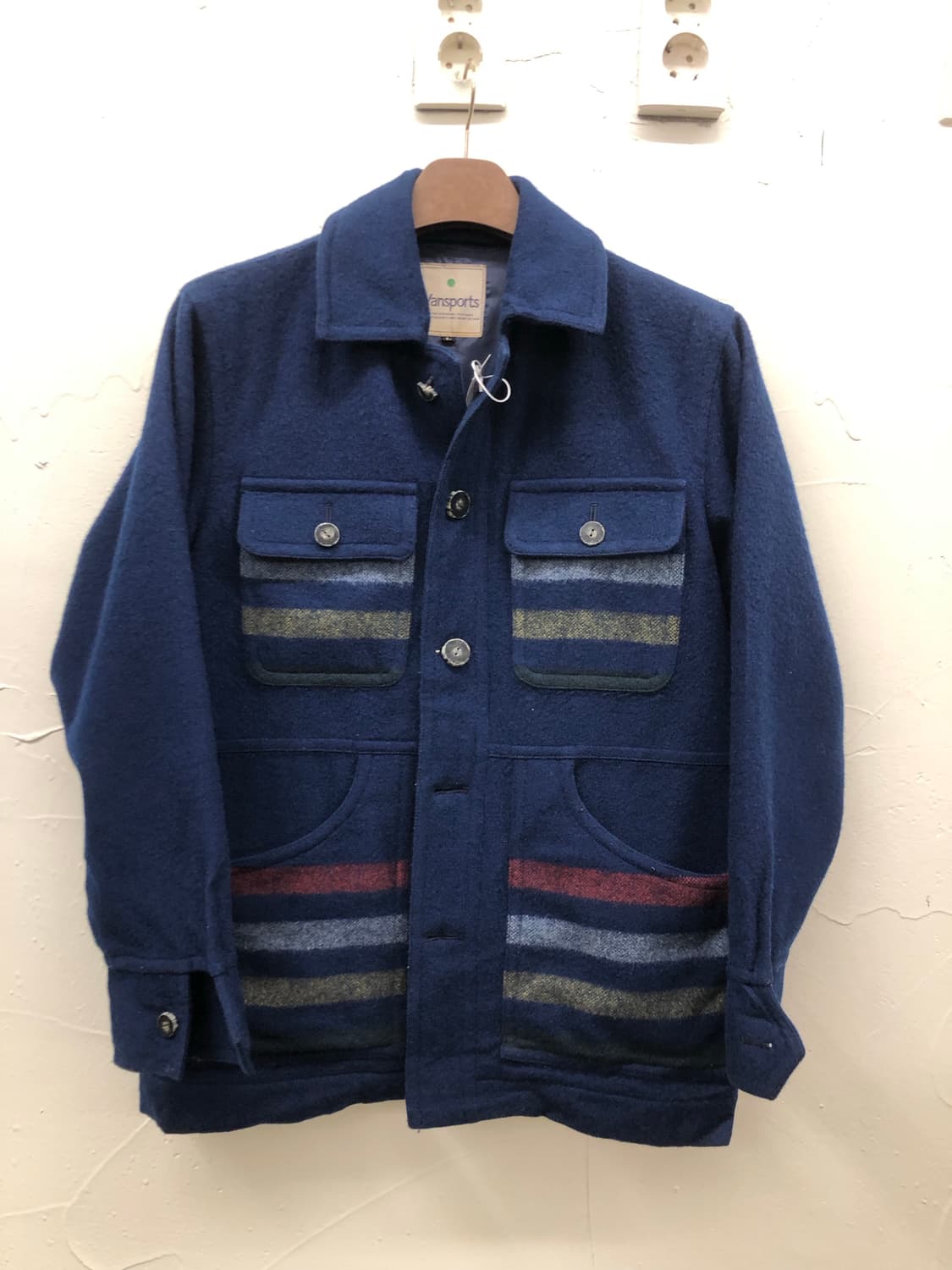 van sports 울 자켓 상품이미지1