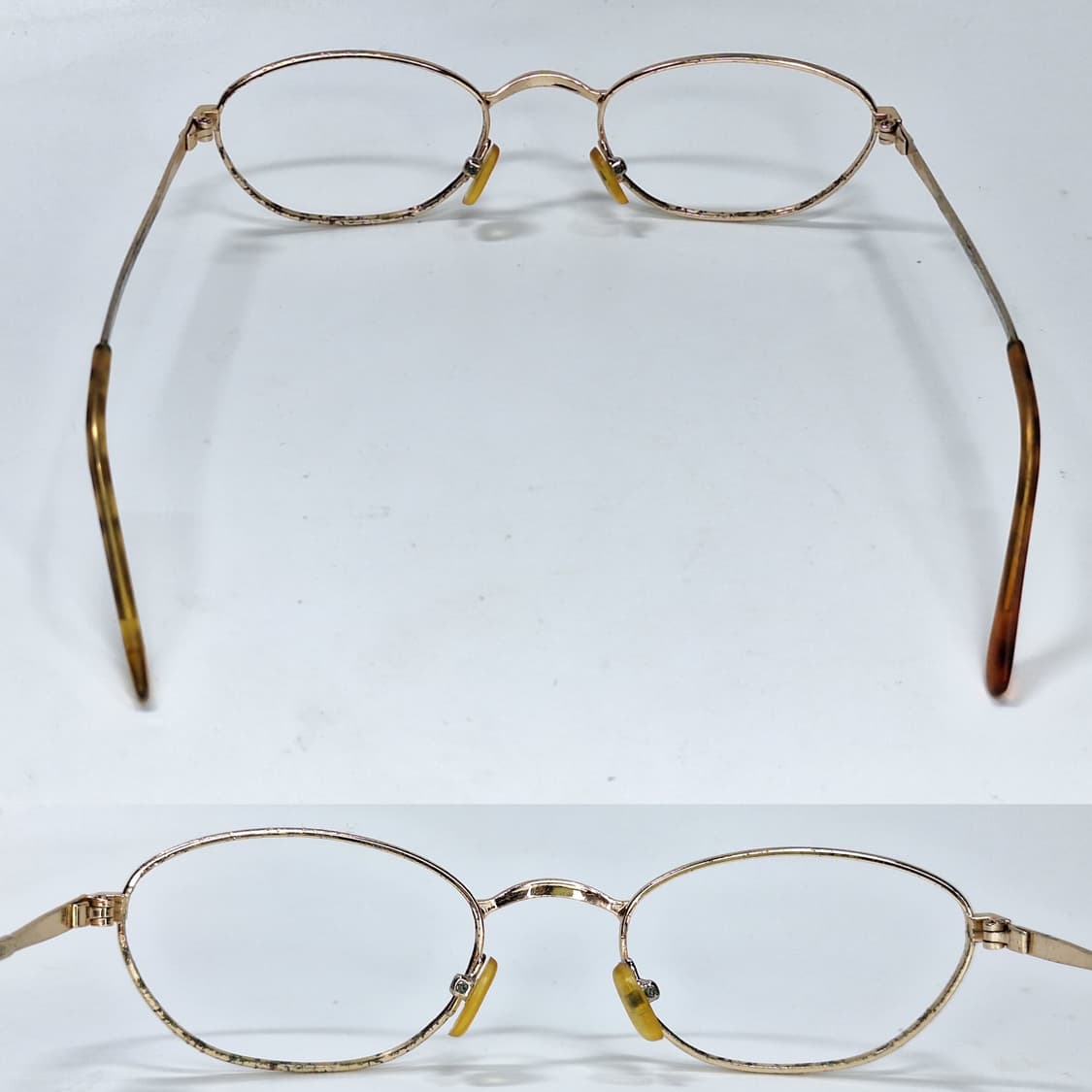 90s 일본 빈티지 안경테 133mm 아메카지 올드머니 스트릿 유니크  상품이미지5