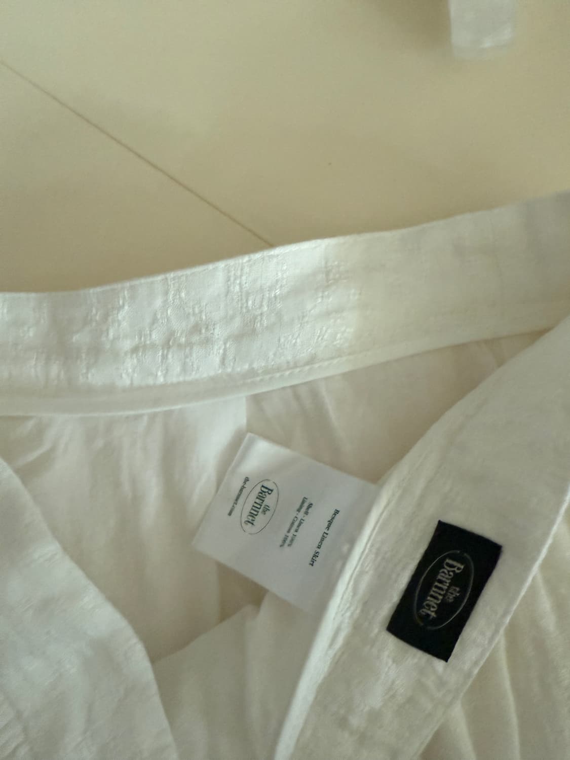 더바넷 besque linen skirt 상품이미지3