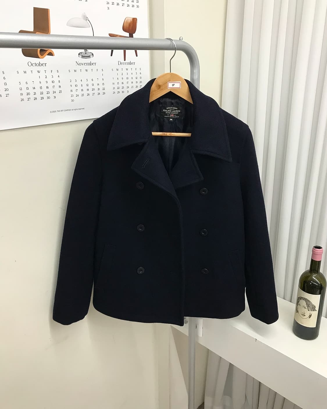 폴로 울 더블 피코트 상품이미지2