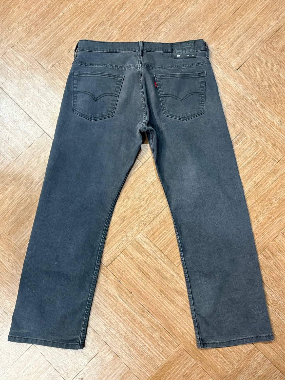 [34] 리바이스 569 그레이 와이드진 배기핏 상품이미지1