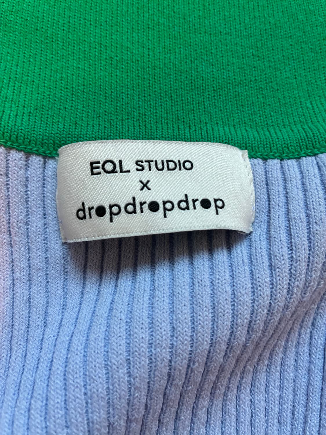 EQL STUDIO x dropdropdrop 니트 탑 상품이미지6