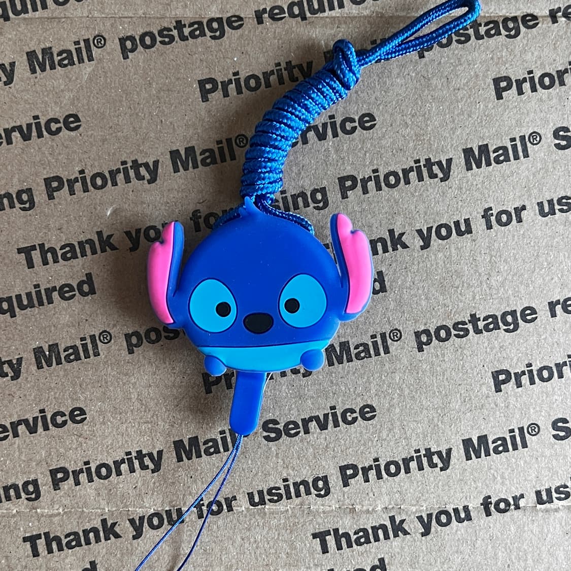 90s vtg Disney Stitch Rubber Keyring 상품이미지1
