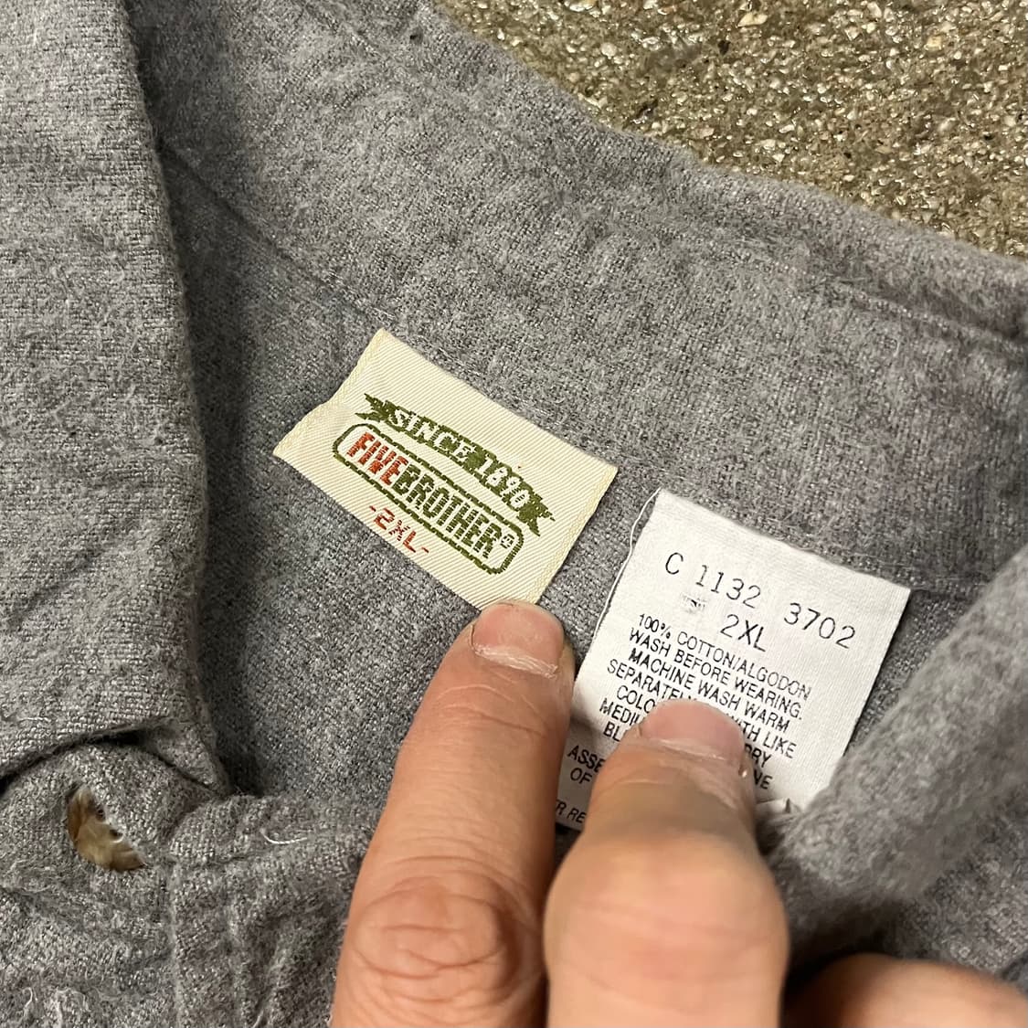 Five Brother 헤비 코튼 셔츠 (110) 상품이미지6