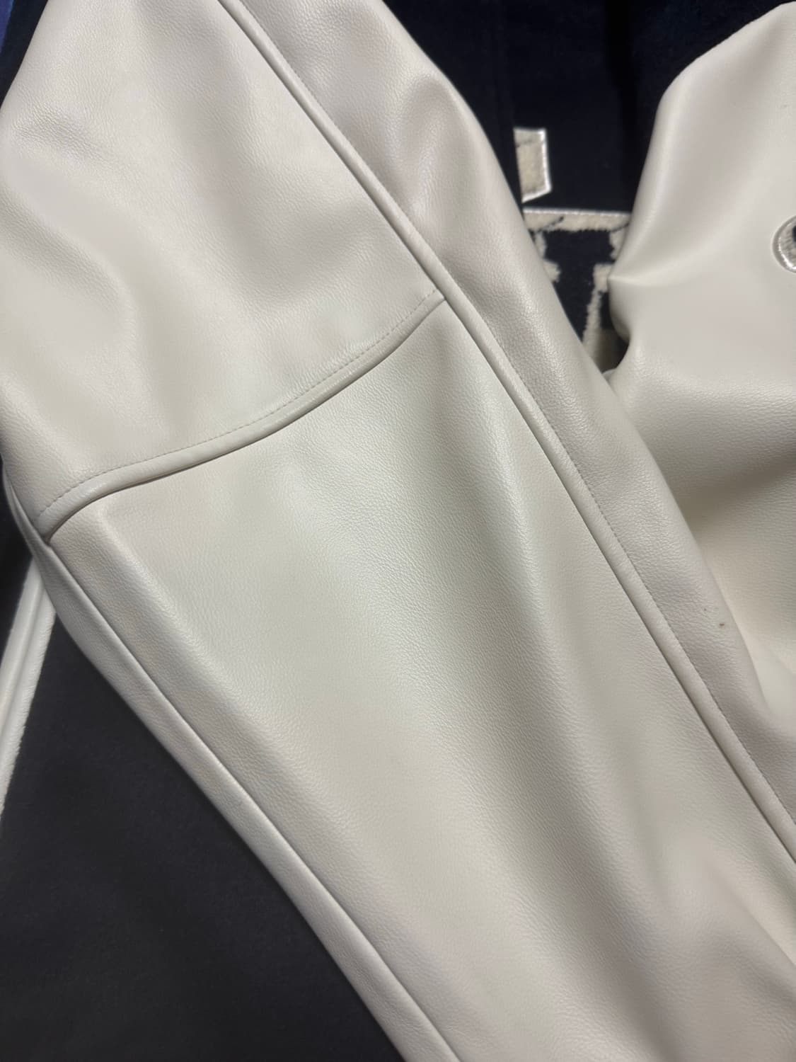 더바이닐하우스 바시티 자켓 (네이비, size:m) 상품이미지5