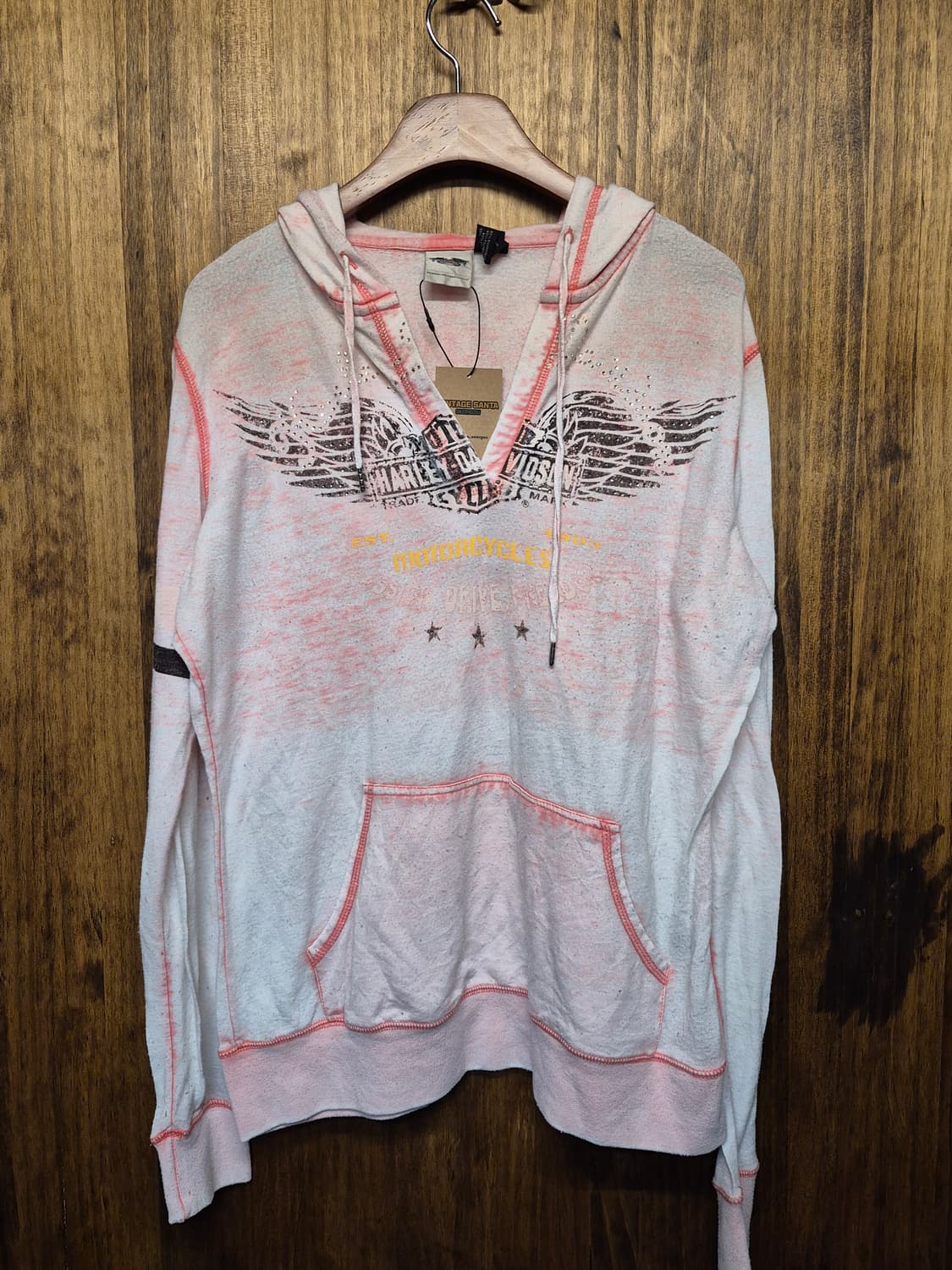 HARLEY DAVIDSON v-neck hoodie 상품이미지3