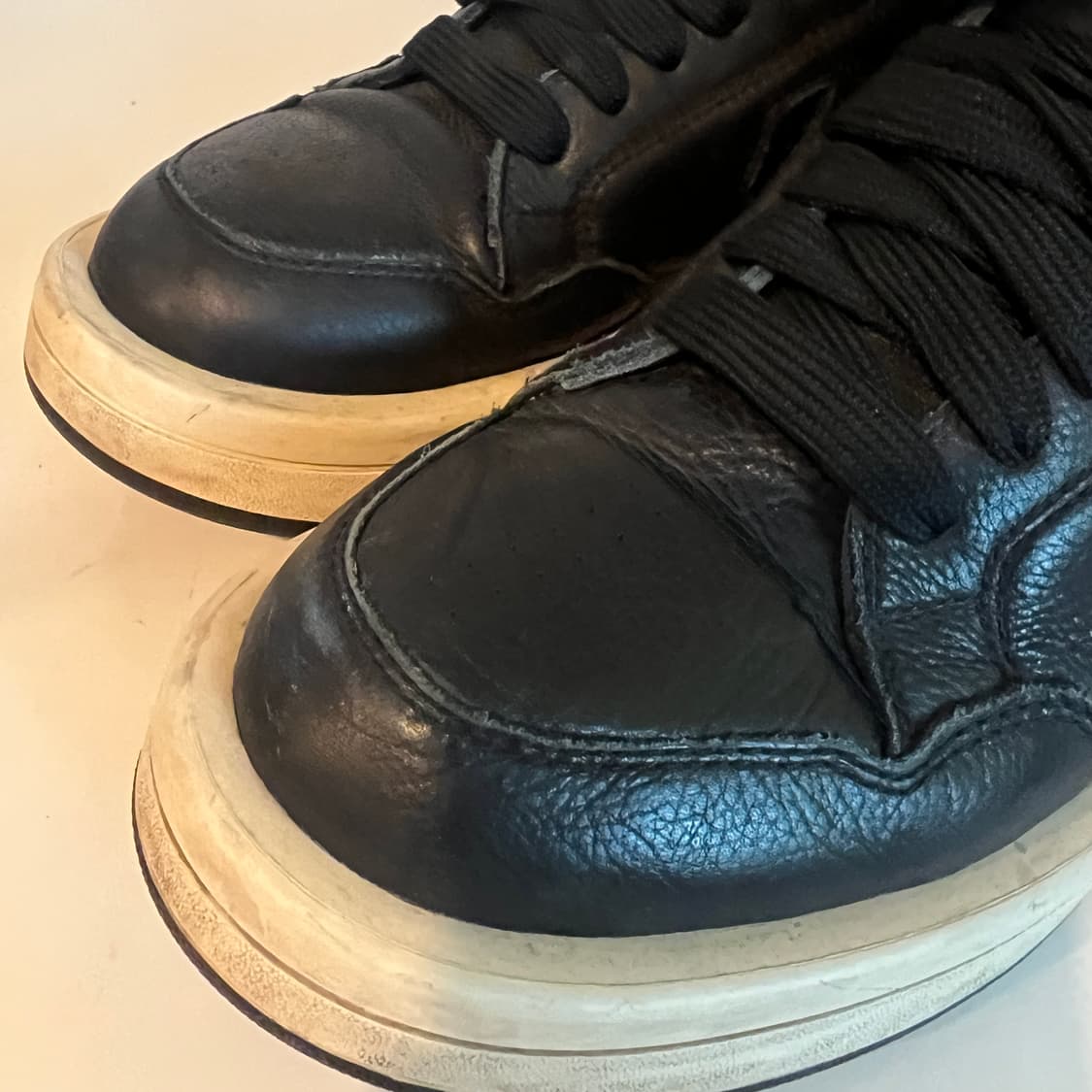 컨버스 x 릭 오웬스 다크쉐도우 터보웨폰 블랙 슈즈 상품이미지5