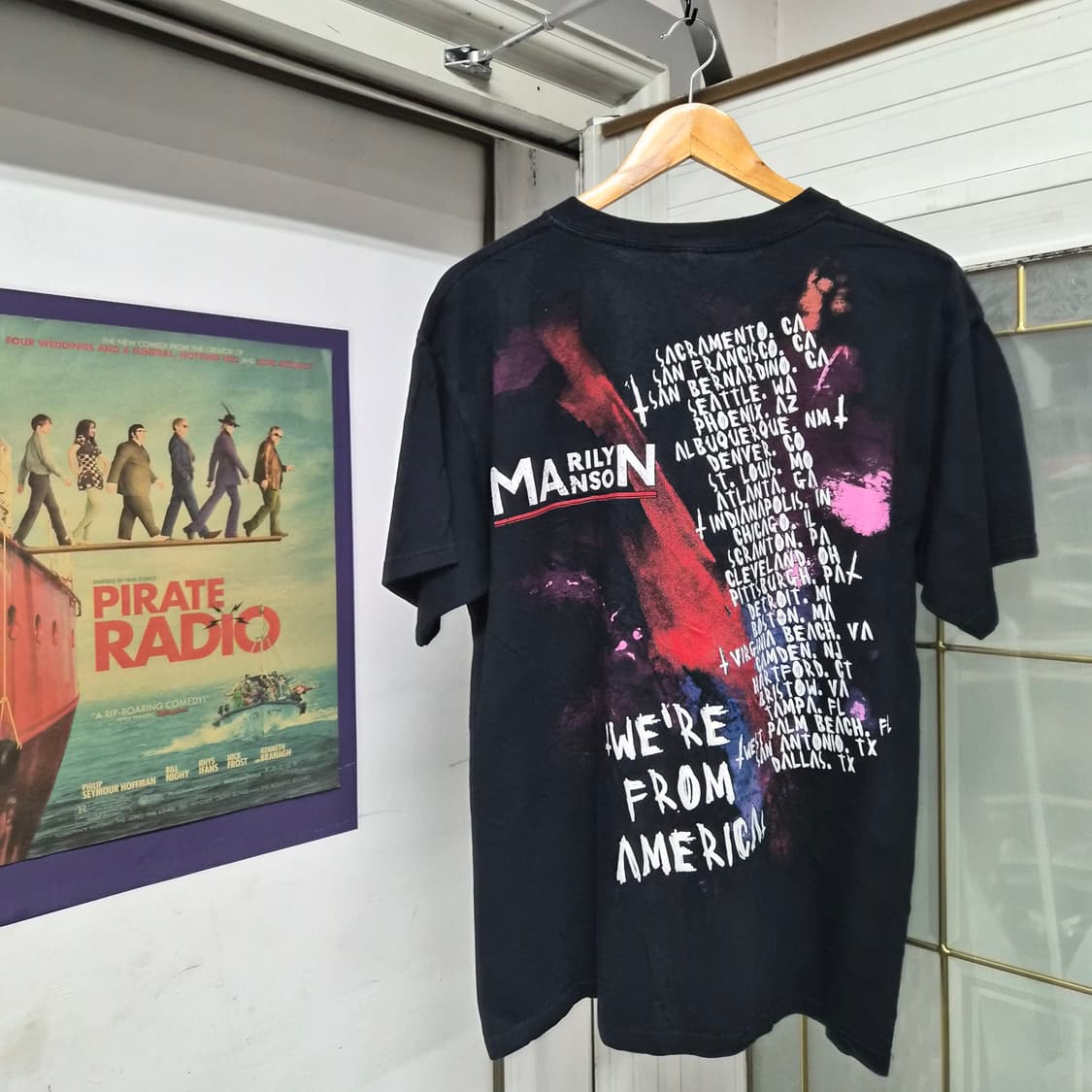 00s Marilyn Manson Tour 반팔티 상품이미지2