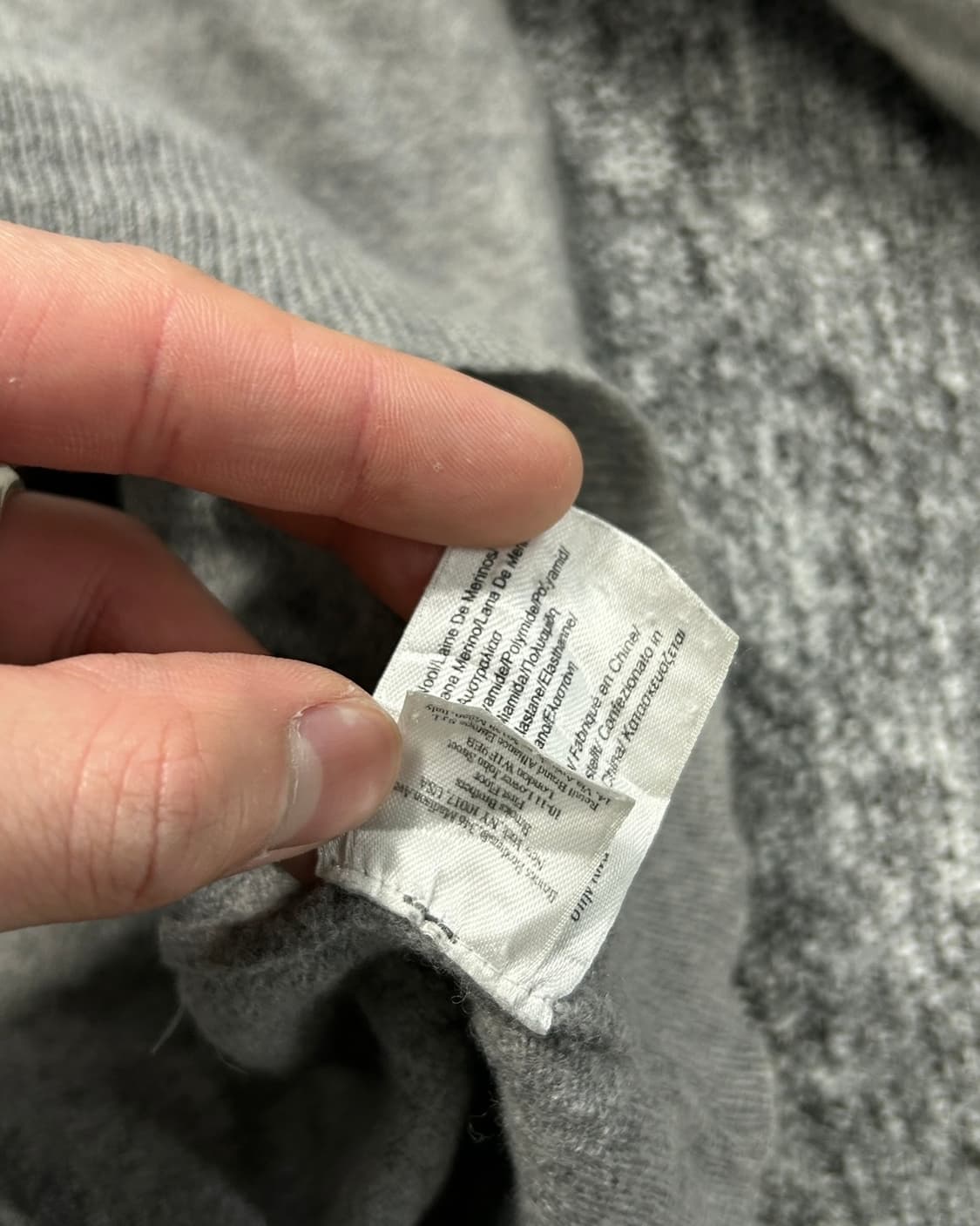 브룩스 브라더스 메리노 울 그레이 니트  상품이미지7