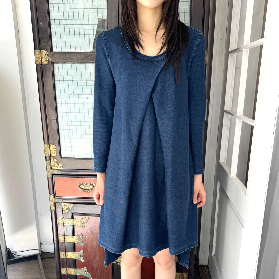MM6 메종 마르지엘라 인디고 져지 원피스 상품이미지1