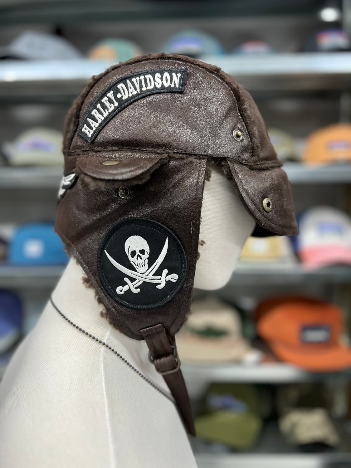 방한 무스탕 귀도리캡 상품이미지2