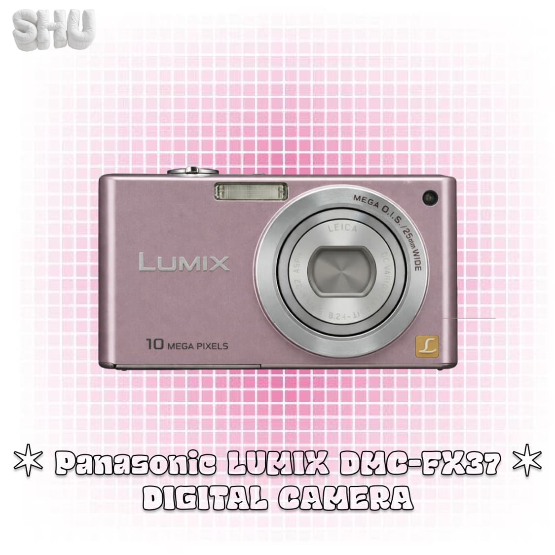 파나소닉 루믹스 DMC-FX37 빈티지 디카 디지털 카메라 핑크 상품이미지2