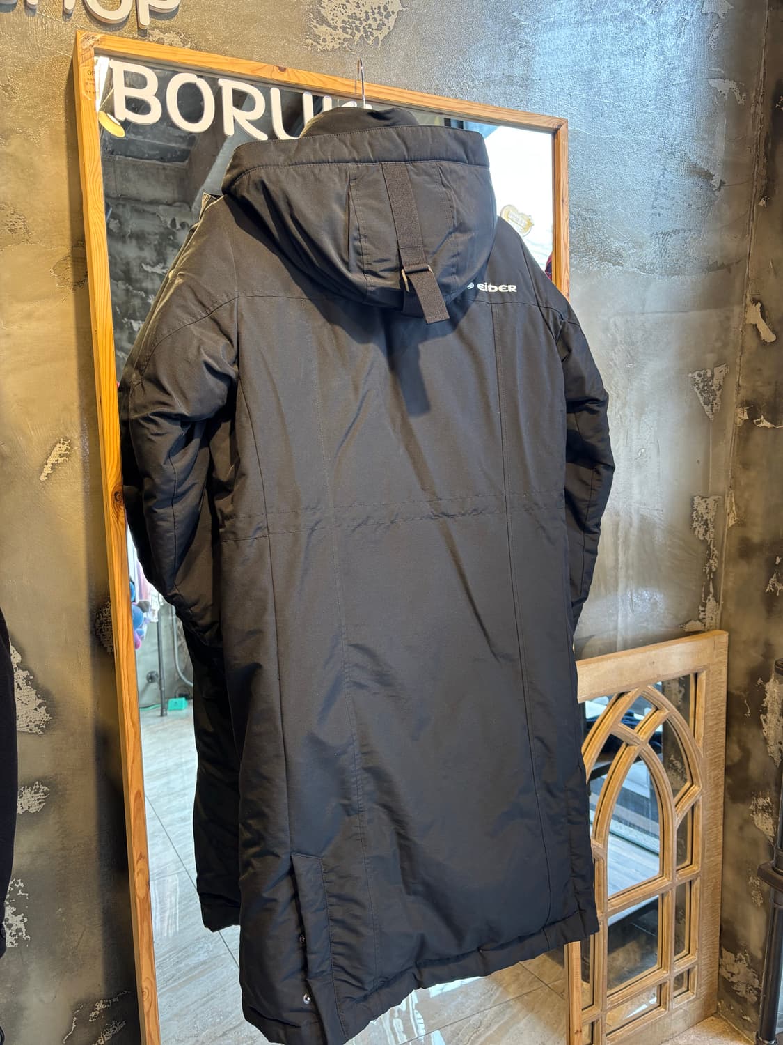 아이더 블랙 롱 패딩 S 상품이미지5