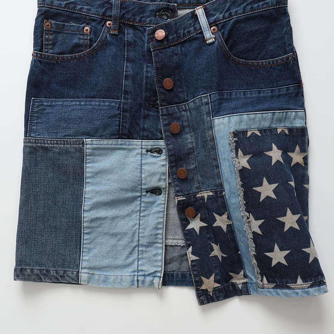 HYSTERIC GLAMOUR KINKY Patchwork Skirt 상품이미지6