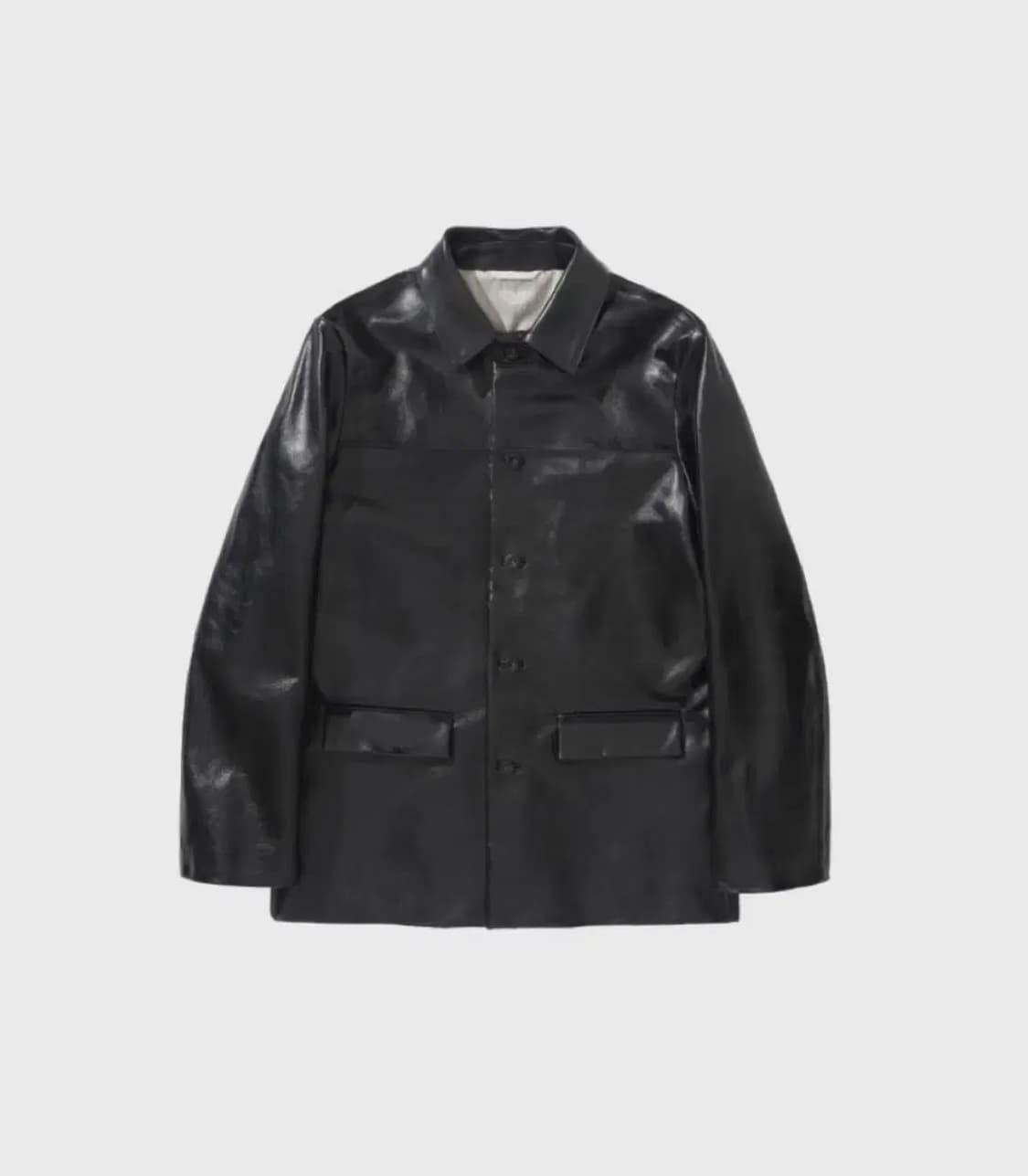 구매) 강정석 레더 카코트 48 상품이미지1