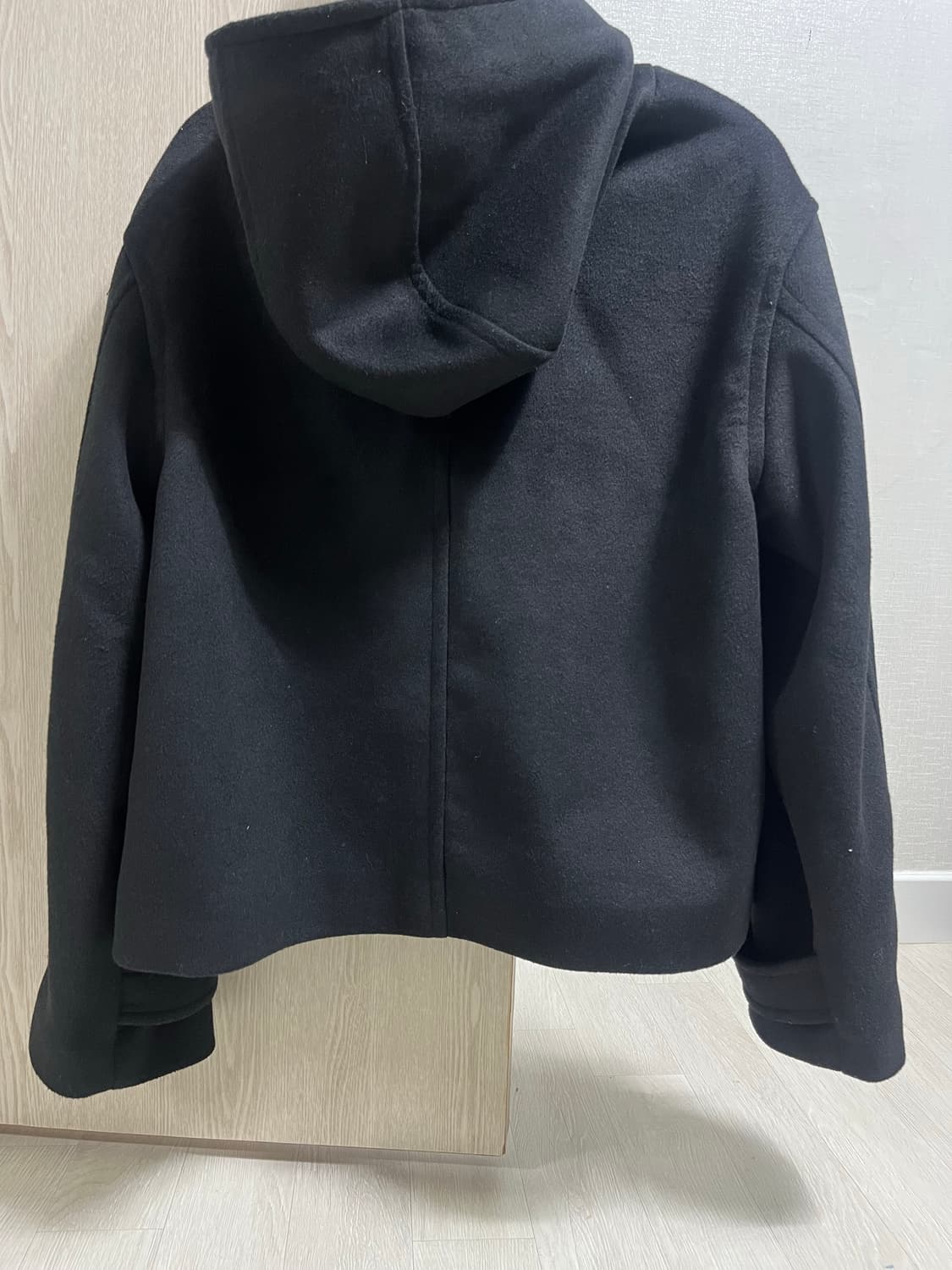 오피쉬 QUAD BUTTON SHORT COAT, BLACK 상품이미지9