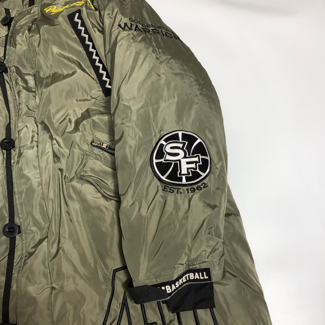 NBA 골든스테이트워리어스 야상패딩 XL 상품이미지4