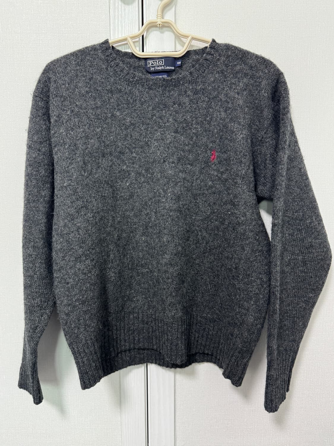 폴로 그레이 니트 상품이미지1