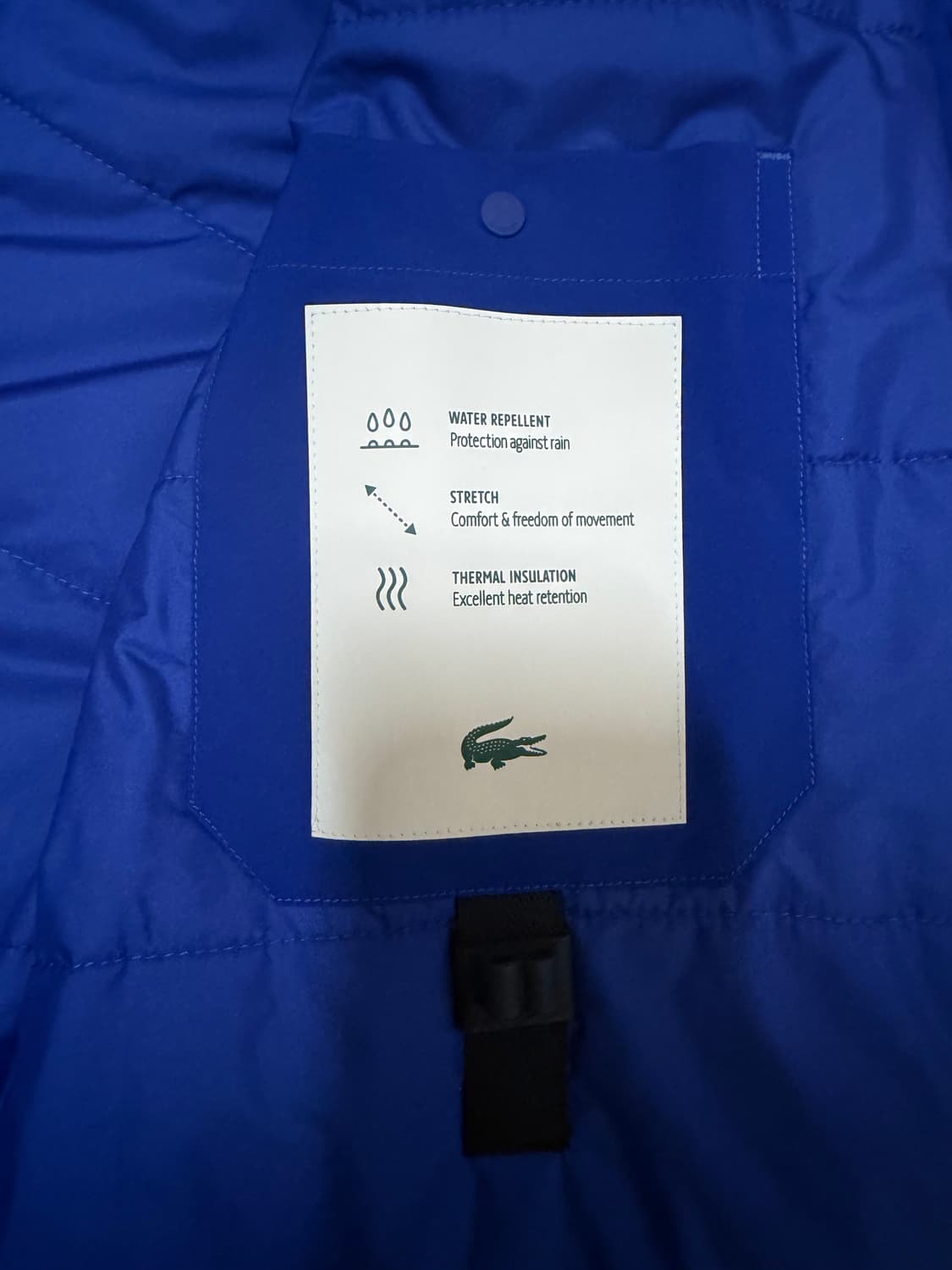 라코스테 방수 오버핏 셔츠 패딩 판매합니다 상품이미지8