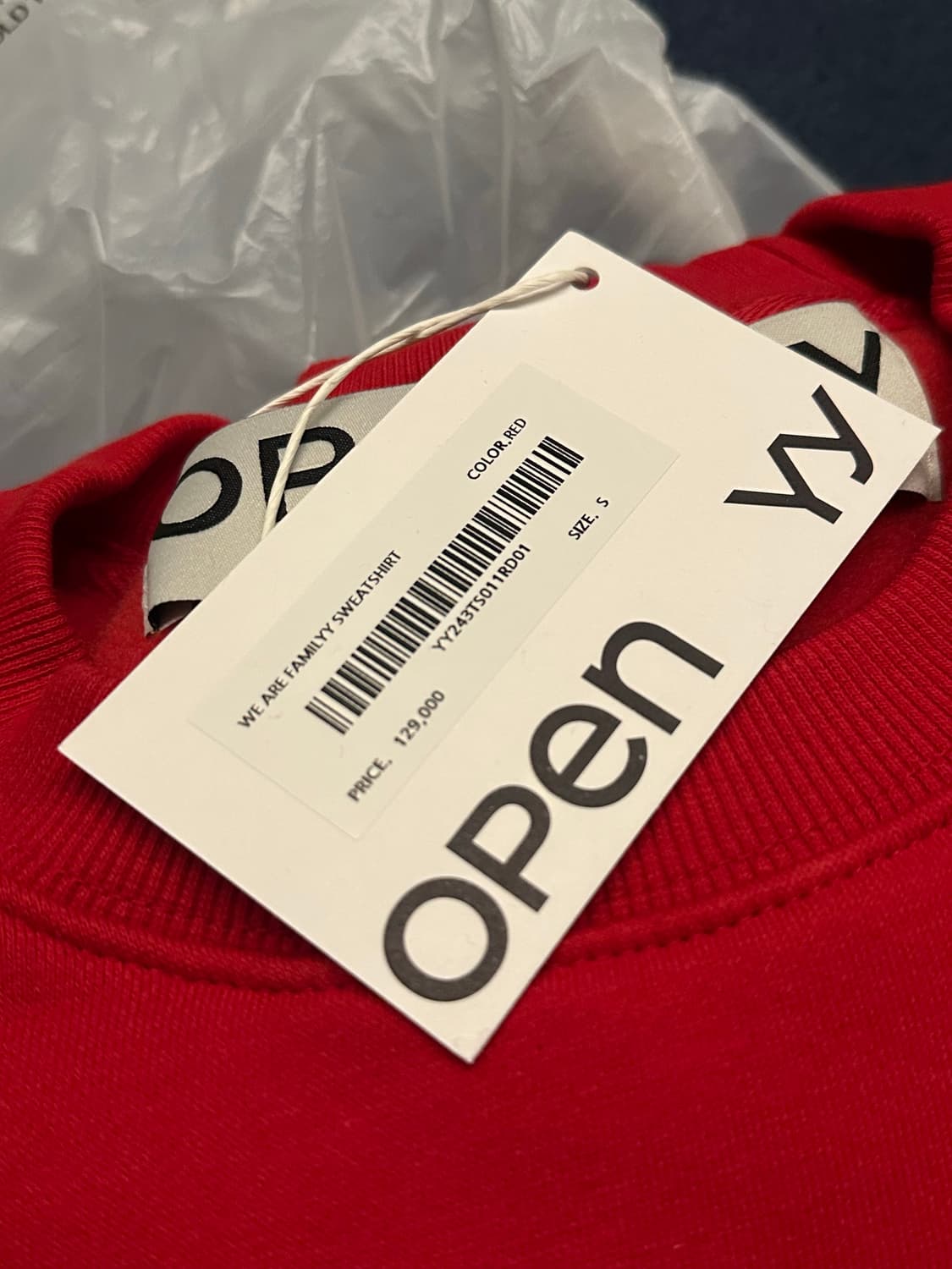 오픈와이와이 open yy 맨투맨 새상품 상품이미지3