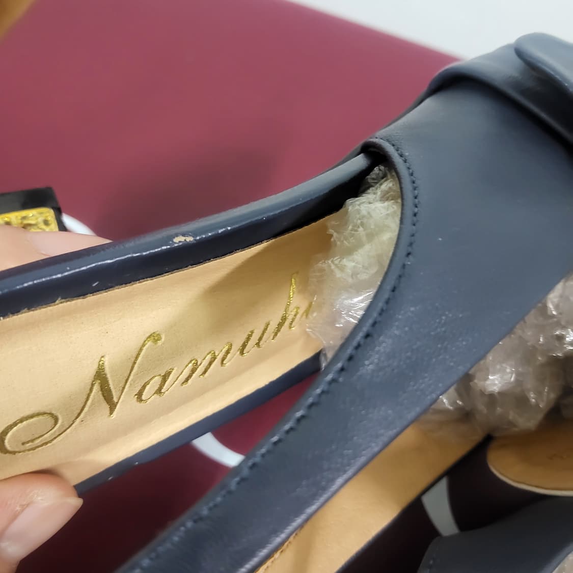 새상품 나무하나 슬링백 가죽 샌들 뮬 여자 250 상품이미지6