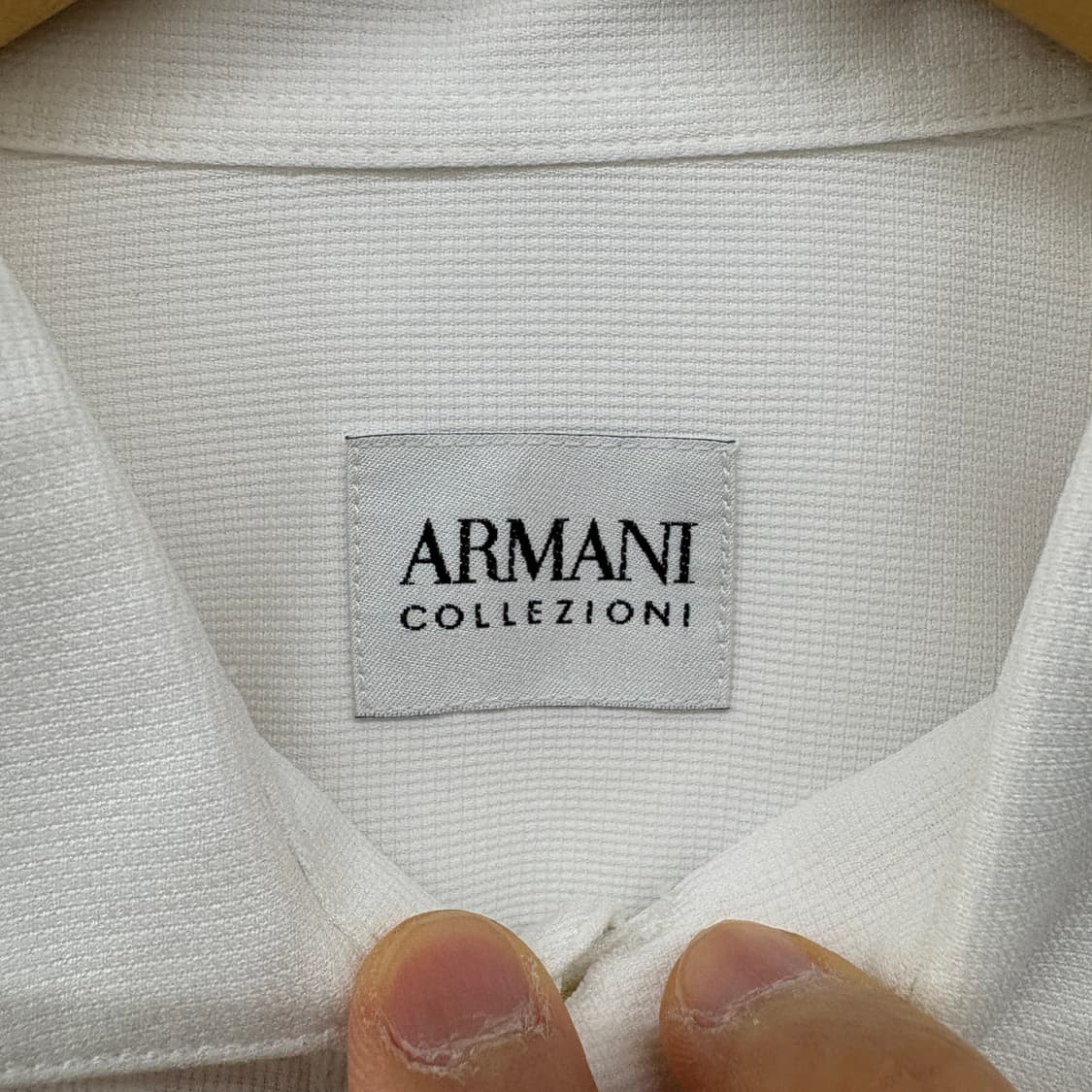 아르마니 화이트 셔츠 긴팔 남성 L 상품이미지4
