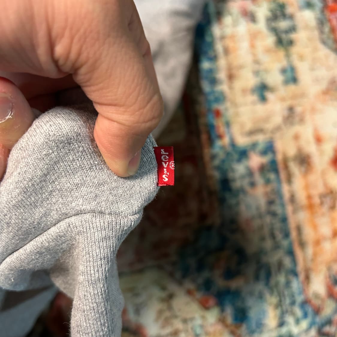 [M] 리바이스 로고 후드티 상품이미지4