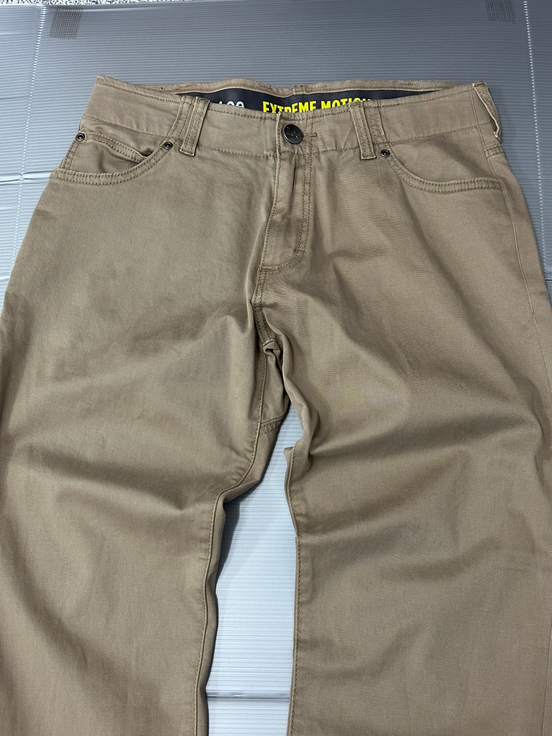 LEE 리 스트레이트 테이퍼드 팬츠 브라운 상품이미지2