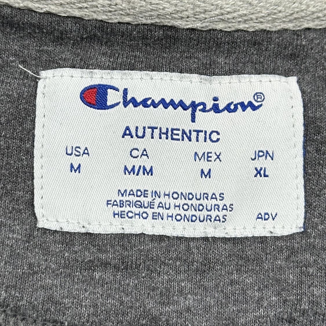 챔피온 어센틱 네이비 반집업 후드티 (XL) 상품이미지4