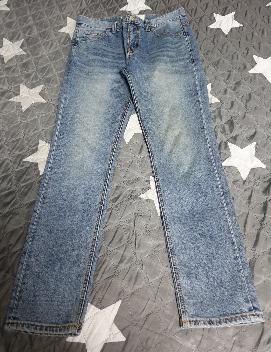 페이탈리즘 FAS-040414/S 그리쉬 블루 크롭 데님팬츠 (32) 상품이미지1