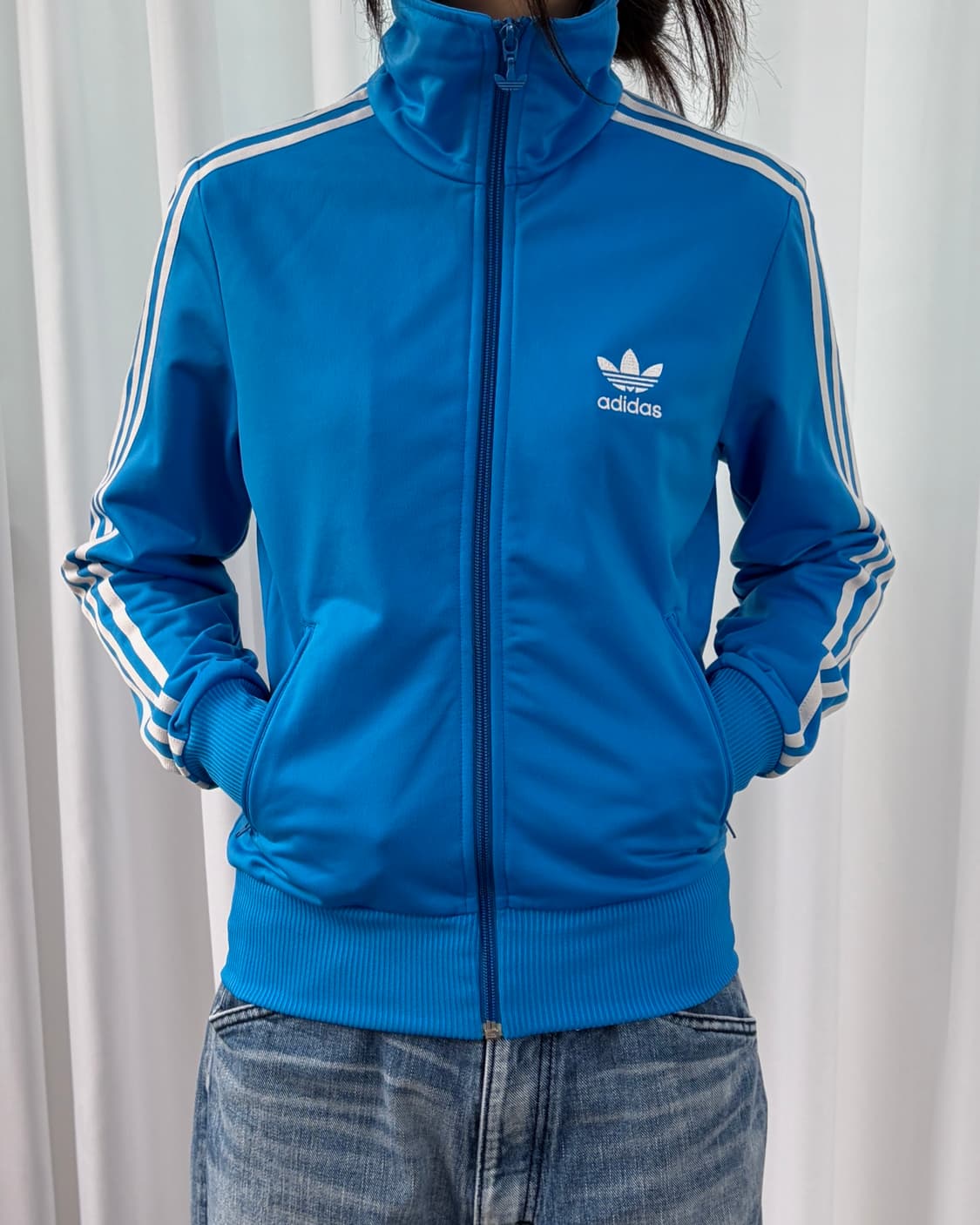 [S]아디다스 파이어버드 블루 트랙탑 져지 상품이미지5