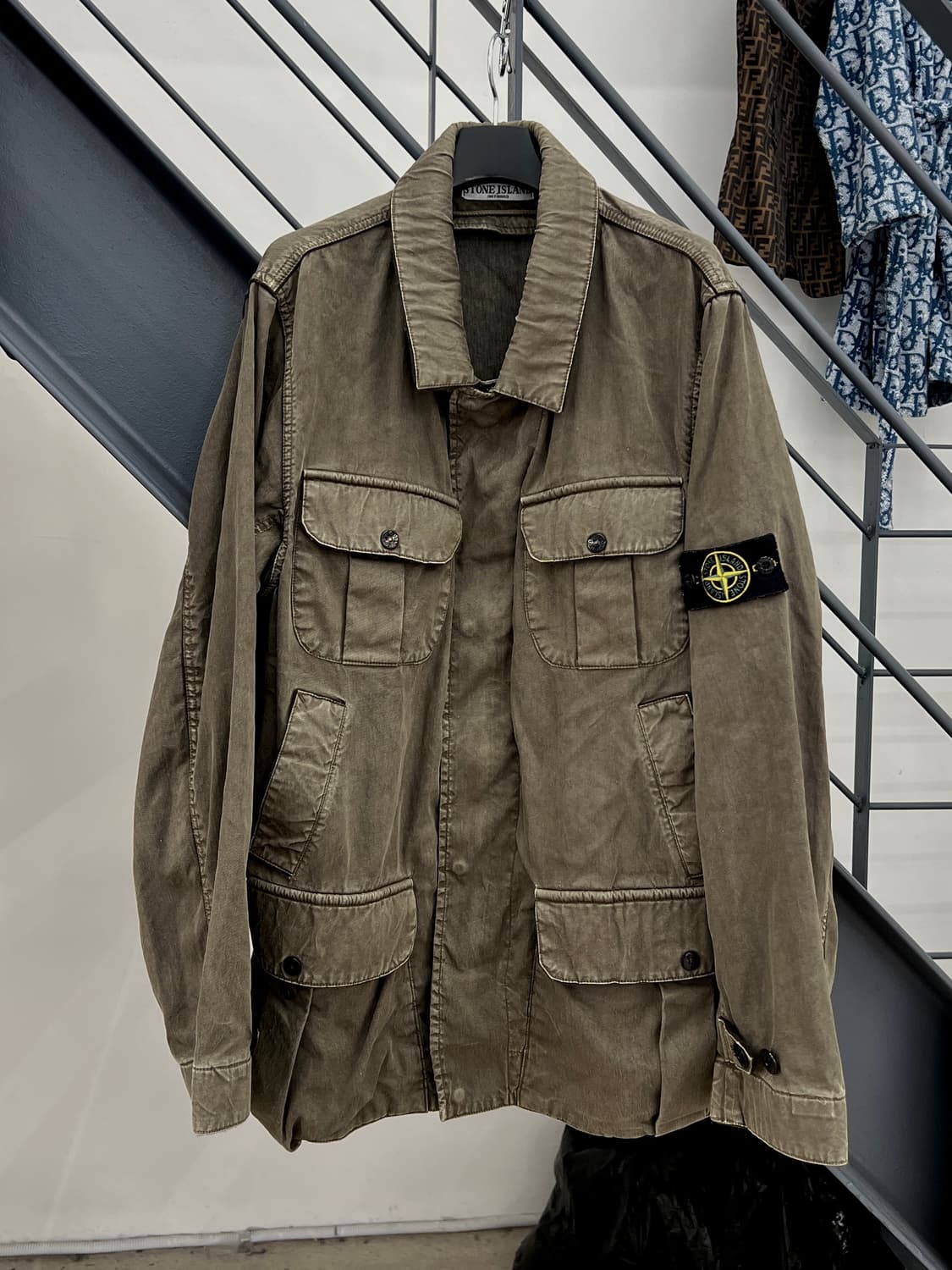 스톤아일랜드 06A/W 린넨 필드 자켓 상품이미지1
