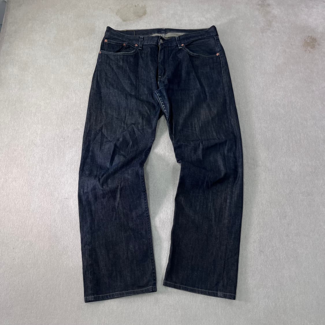 34 리바이스 504 흑청 데님 팬츠 상품이미지2