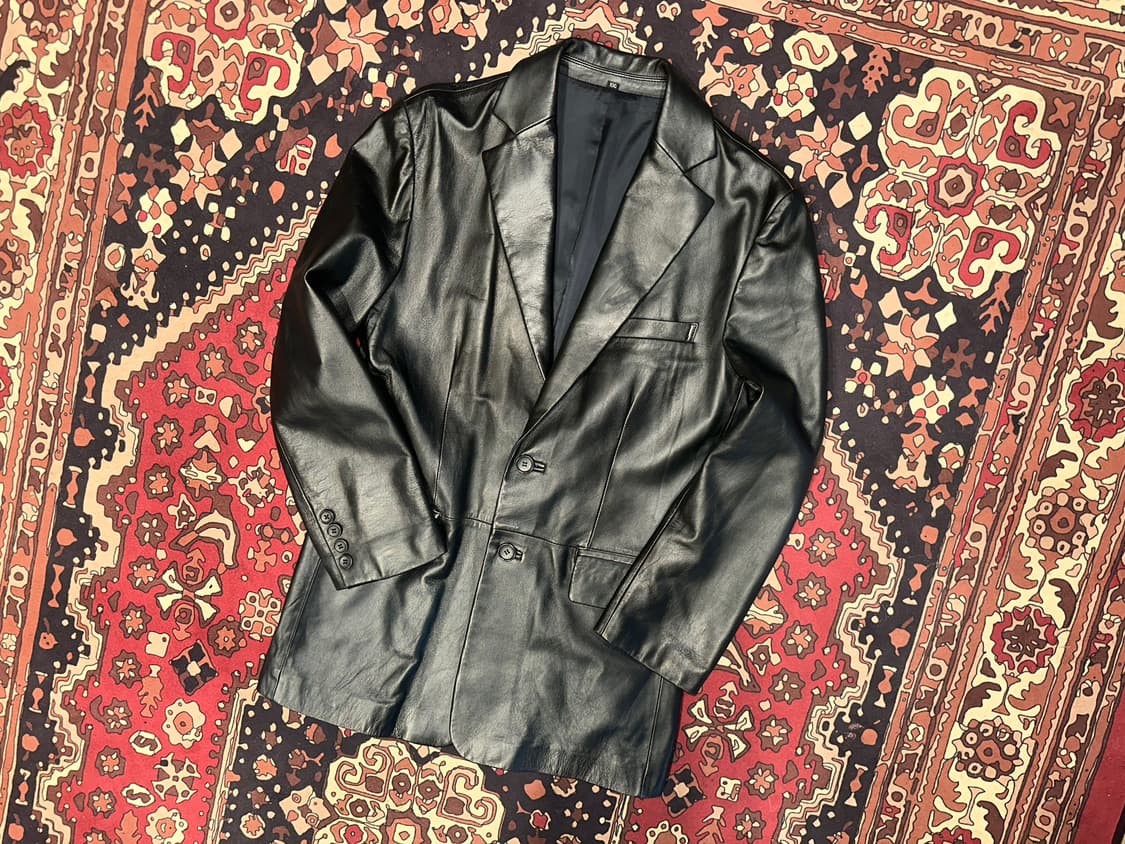 ( L ) 가죽마이 가죽자켓 레더자켓 가죽블레이저 가죽카코트 아메카지 상품이미지5