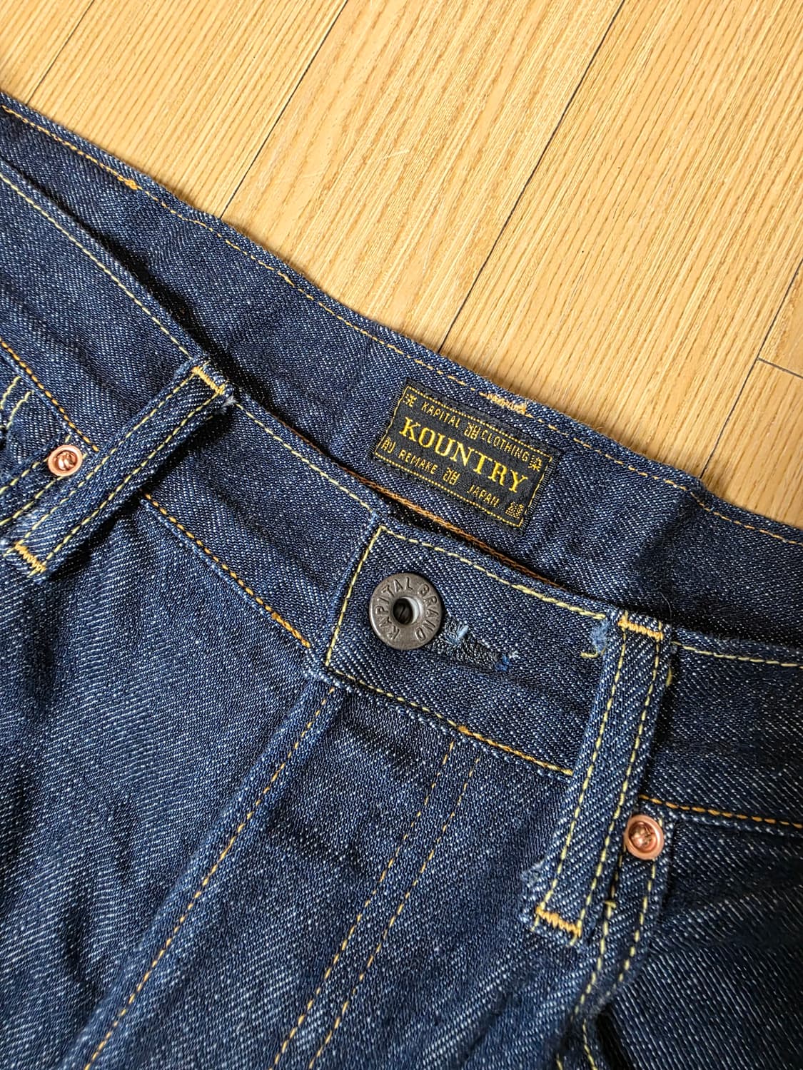 캐피탈 본 데님 멕시칸 턱시도 5P 오카길리 팬츠 인디고 36 사이즈 상품이미지4