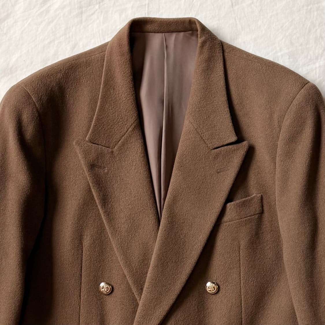 [100] VAN JACKET 더블 브레스티드 울 금장 자켓 상품이미지2