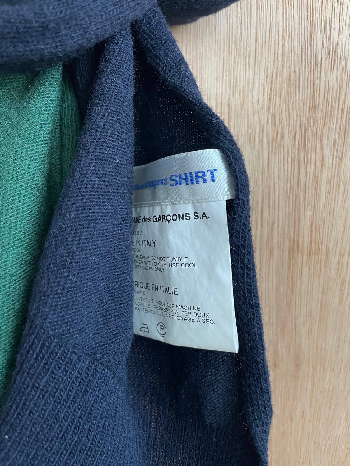 꼼데가르송 셔츠 바이컬러 머플러 상품이미지3