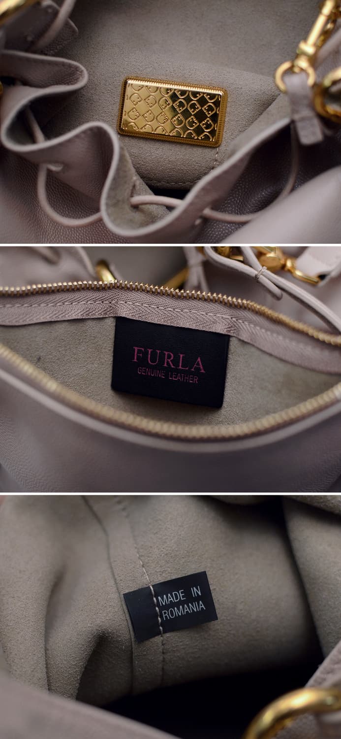 훌라 (FURLA) 코로나 달리아 페블레더 가죽 버킷백 상품이미지10