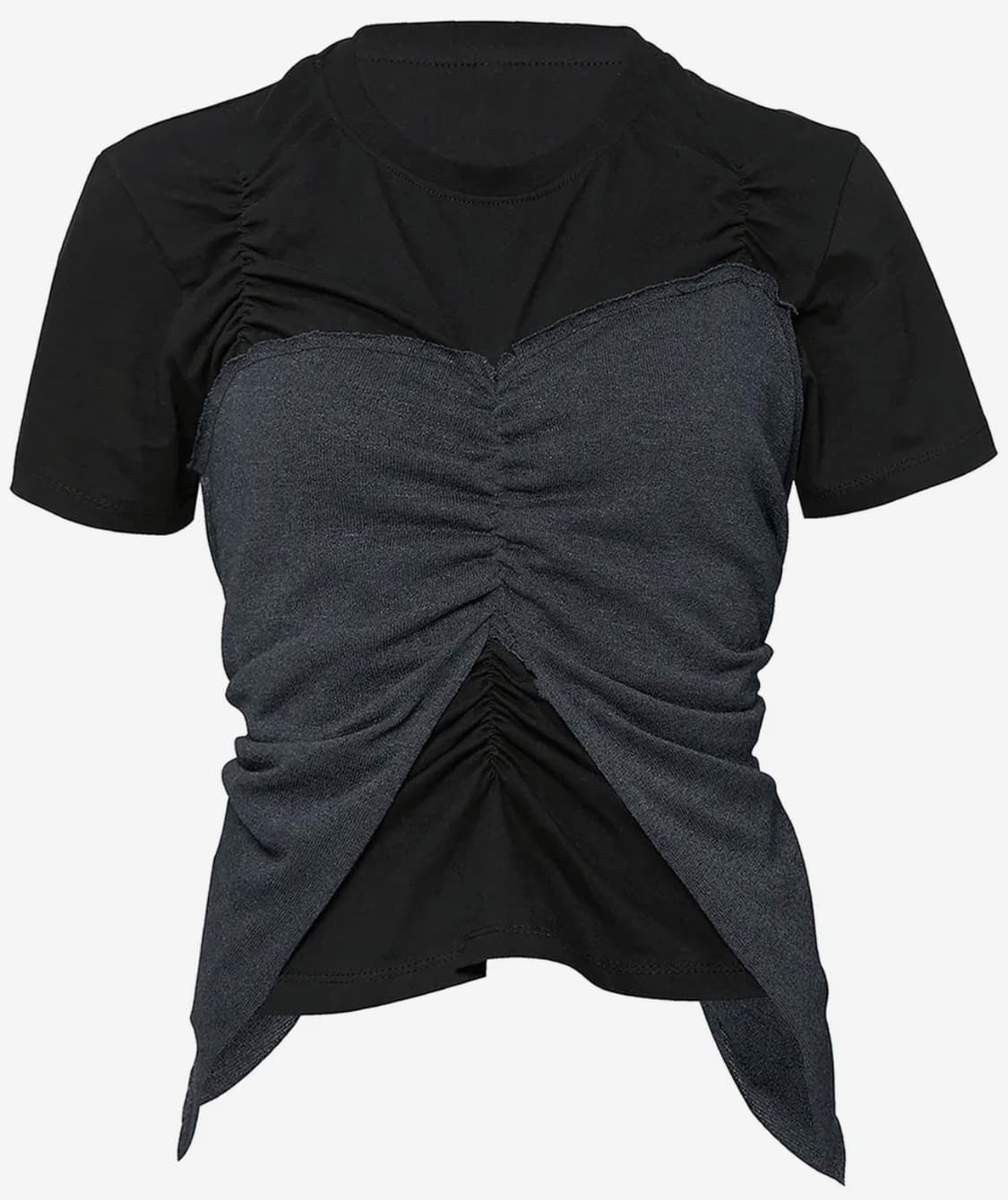 플레어업 Bustier Layered T-Shirt 상품이미지1