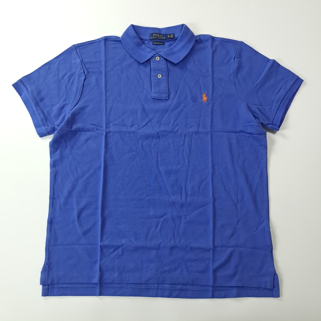 CK339 XL 폴로 커스텀슬림핏 로열블루 칼라 티셔츠 상품이미지1