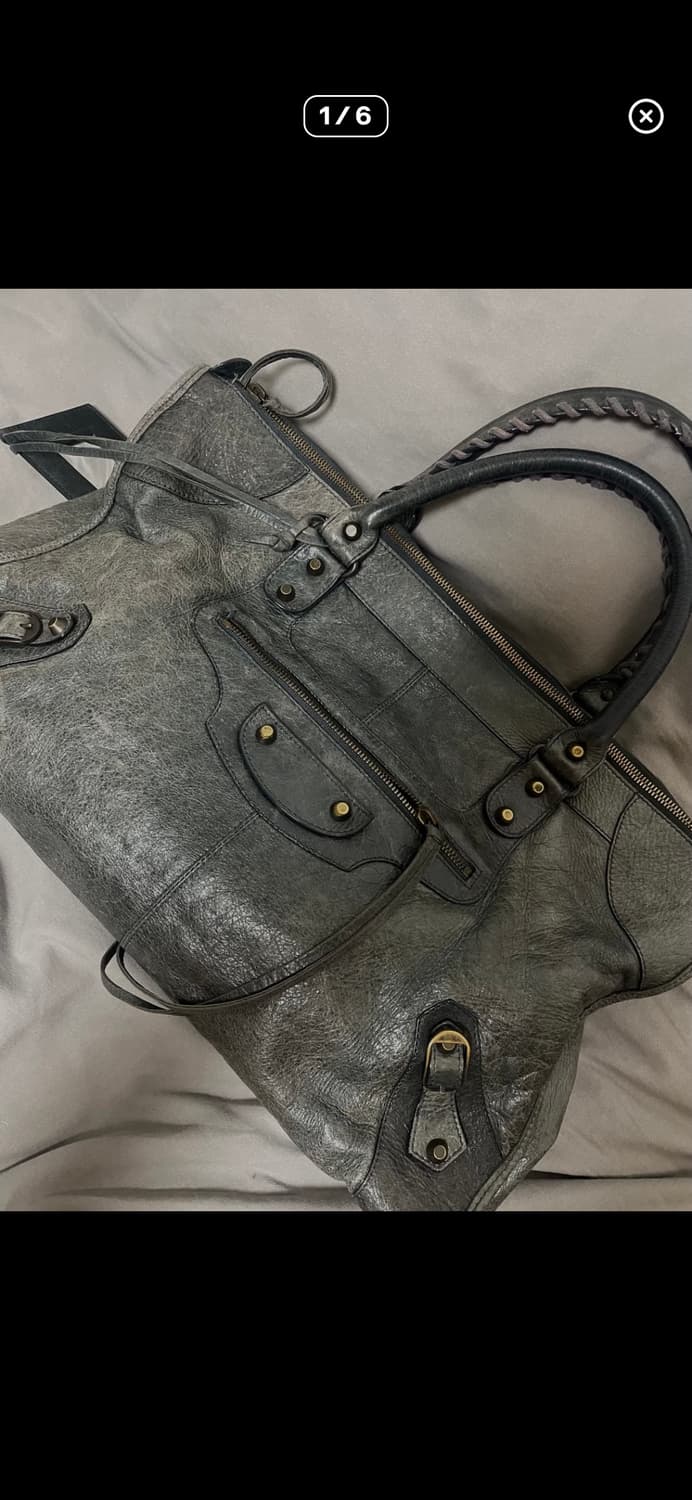 balenciaga 발렌시아가 모터백 그레이 라지 상품이미지1