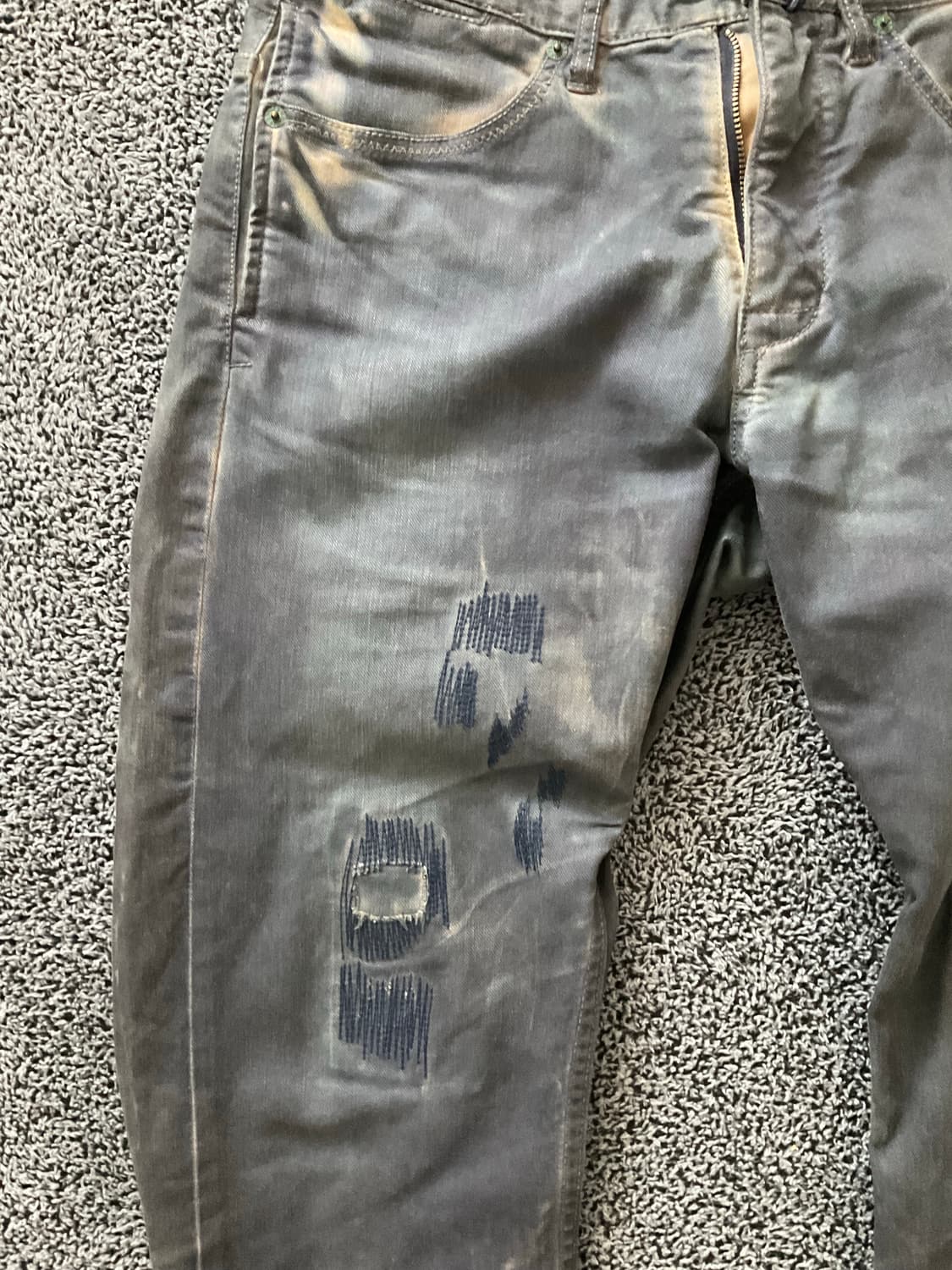 291295=homme damaged jeans 상품이미지5