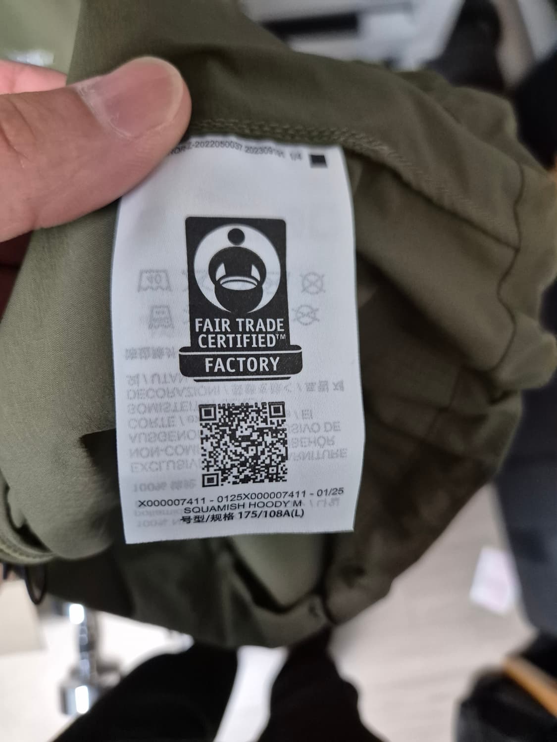 [L] 25SS 아크테릭스 스쿼미시 후디 타츠 상품이미지2