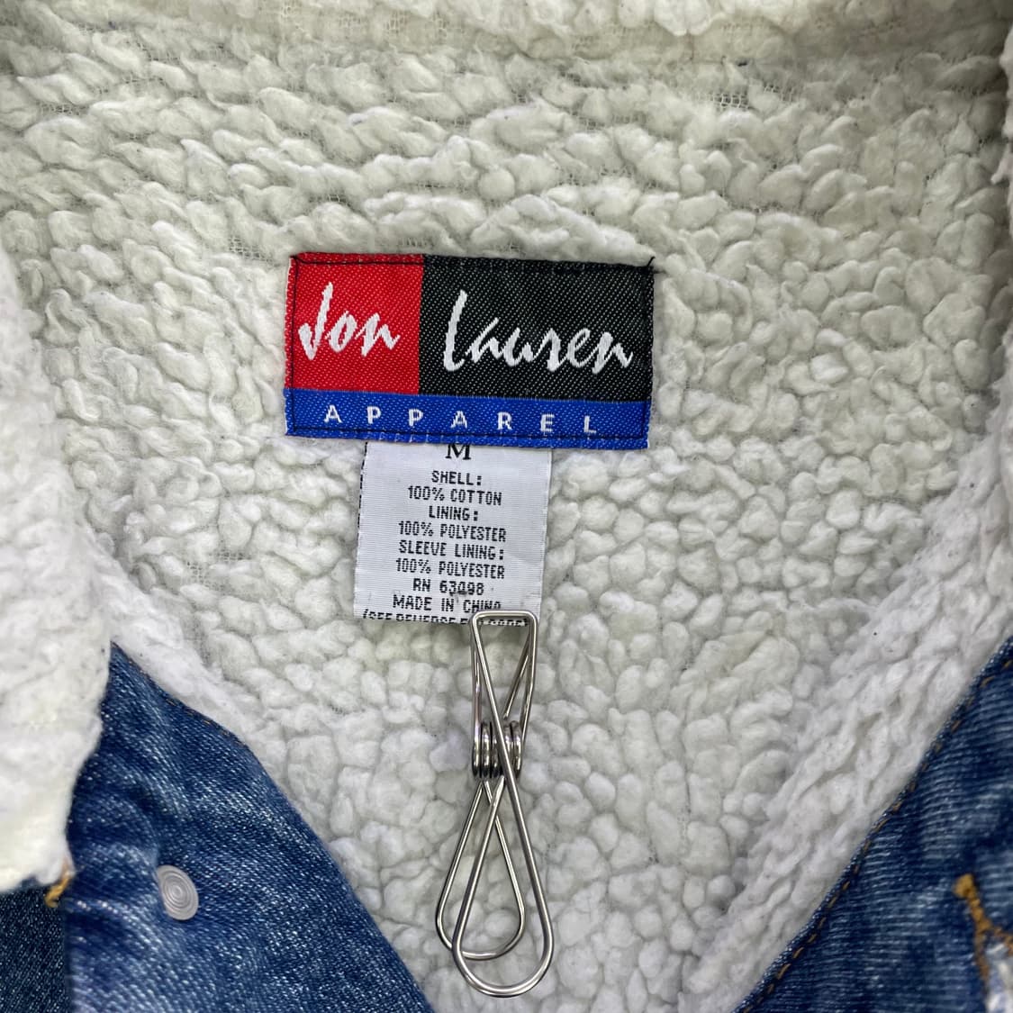 빈티지 쉐르파 데님자켓 L 상품이미지3