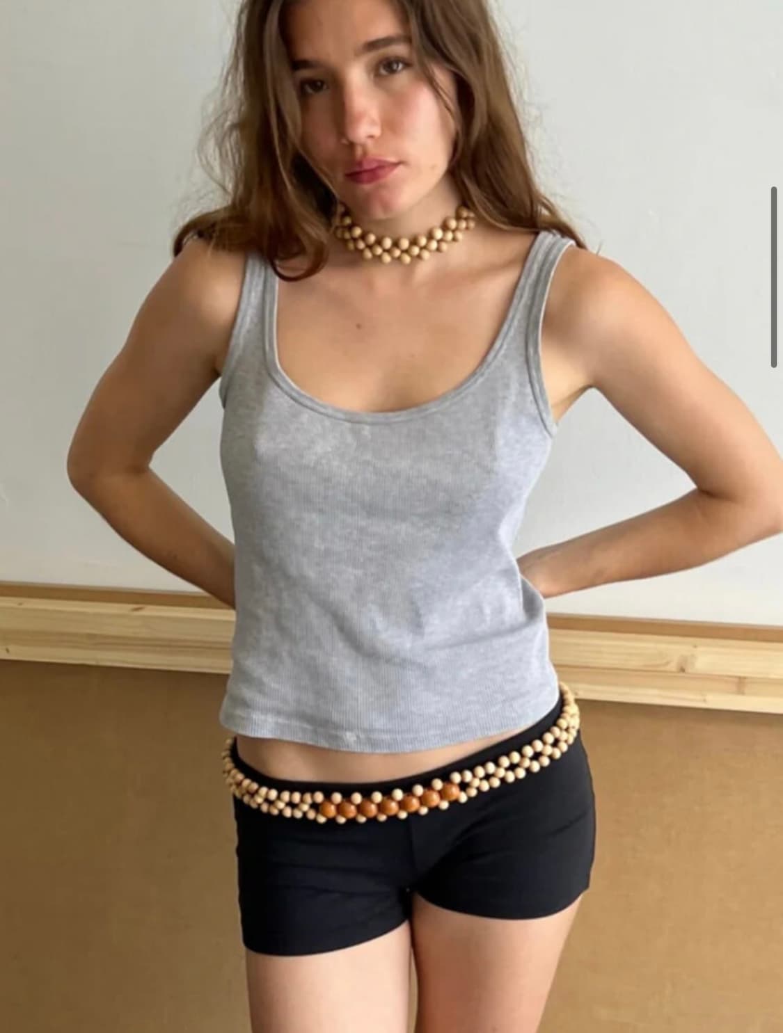 talina belt natural 상품이미지1