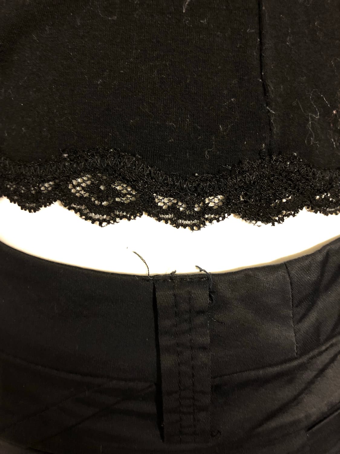 black lace sleeveless  상품이미지3