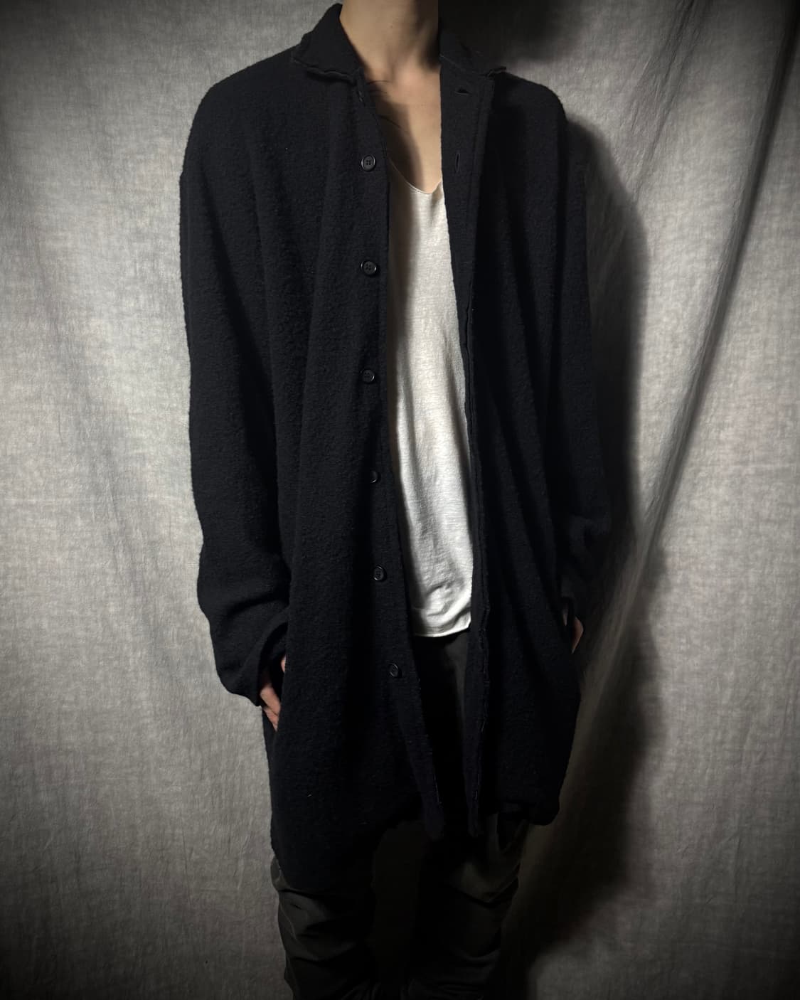 Yohji Yamamoto Pour Homme Alpaca Coat  상품이미지1