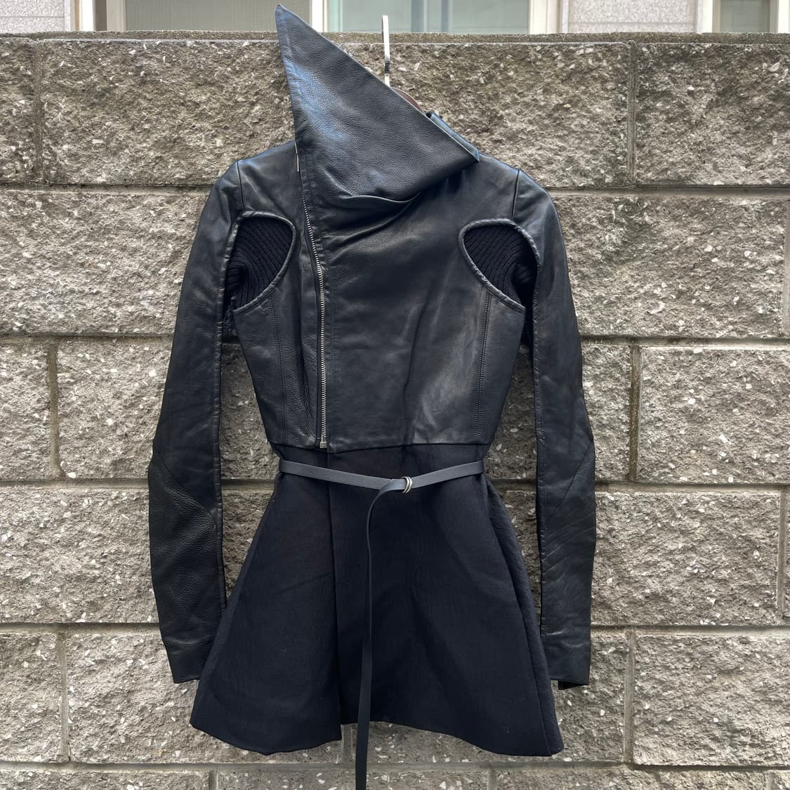 [38] 2010s 릭오웬스 레더 드레스 자켓 상품이미지1